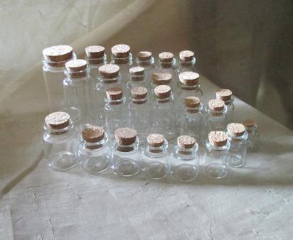 Bulk Lot - Mixed Size Jars, 25 pieces - Jar with Cork