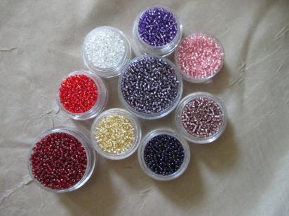 Miyuki Rocailles 11/0 - Silver Lined - Seed bead Tubes