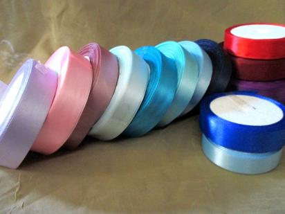 Satin Ribbon - 3/4 Inch Satin Ribbon in multiple colors - 25 yards