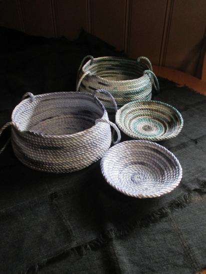 Rope Basket, Gathering Basket, Storage Basket, Catch All