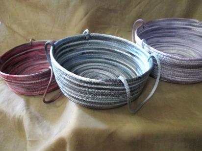 Rope Basket, Gathering Basket, Storage Basket, Catch All