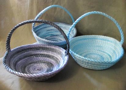 Rope Basket, Gathering Basket, Storage Basket, Catch All