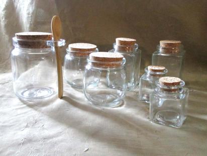 Large Jars with Cork - Apothecary Jars, Storage, Spices, Potions