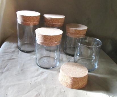 Large Jars with Cork - Apothecary Jars, Storage, Spices, Potions