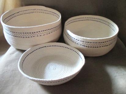 Cotton Rope Basket, Gift Basket, Craft Basket and for Storage