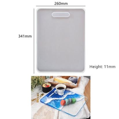 Molds - Large Cutting Board Tray Casting Mold - for Epoxy, Clay or other casting medium