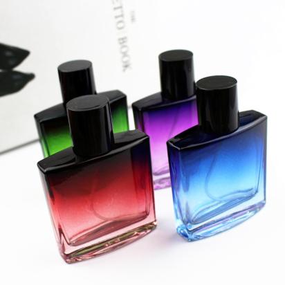 Perfume Bottles, Spray Mister, Multiple Colors, Square Bottle