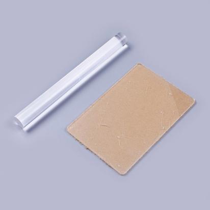 Smooth Roller and Pressure Plate for Clay, Acrylic Tiles and Rolling Pins for Working with Clay