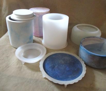 Mold - Candle Jar Casting Mold - for Concrete, Cement, Epoxy, Clay or other casting medium