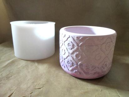 Mold - Candle Jar - Mini Pot, Storage Jar - for Epoxy, Concrete, Clay or other casting medium
