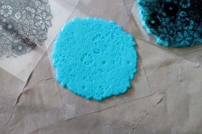 Mat Mold and Stamp - Texture for Clay, Polymer Clay, Resin and casting - Silicone Cling Stamp