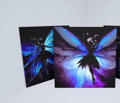 Fairy Greeting Cards, Set of 3 Designs, Bulk Pack of Cards