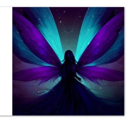 Fairy - Large Notecard, Birthday, Invitations