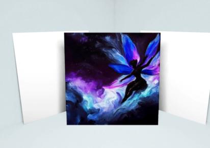 Fairy Cards, Large Note Card, Invites, Birthday, Money Card