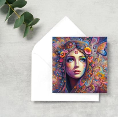 Greeting Cards, Large Note Card, Invites, Birthday, Gift Card