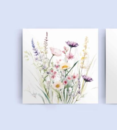 Wildflowers - Single Card or Bulk 10 Pack of Gift Cards