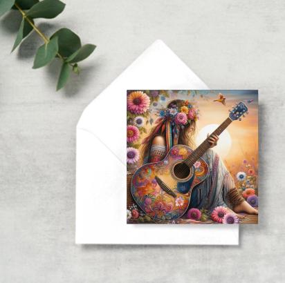 Greeting Cards, Large Note Card, Invites, Birthday, Gift Card