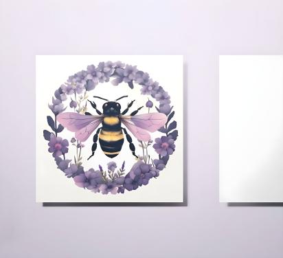 Bumble Bee Cards, Large Note Card, Invites, Birthday, Money Card