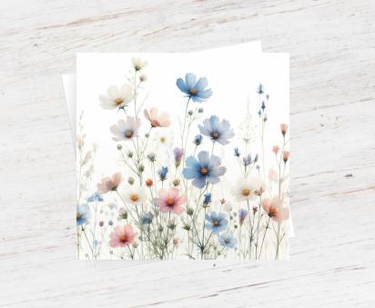 Wildflowers - Single Card or Bulk 10 Pack of Gift Cards