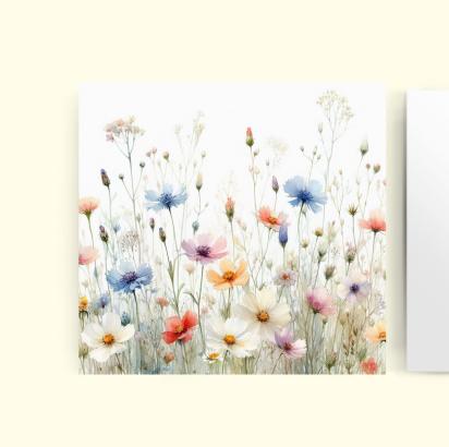 Wildflowers - Single Card or Bulk 10 Pack of Gift Cards