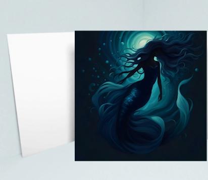 Mermaid Greeting Cards, Birthday, Invitations, Thank You Cards