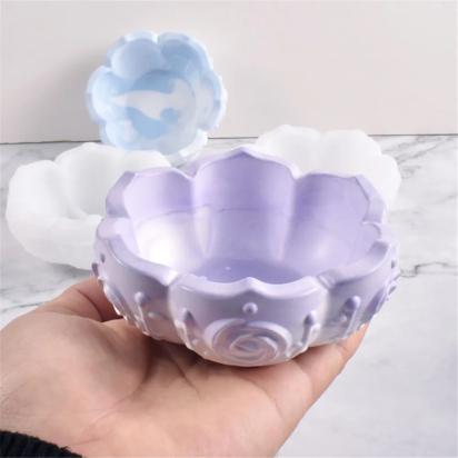 Mold - Bowl Casting Mold - for Epoxy, Clay or other casting medium - Small Trinket Bowl, Candle Jar, or other uses