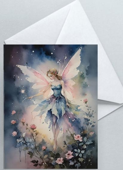 Fairy - Greeting Cards - Fae Note Cards, Single or Bulk Pack of 10