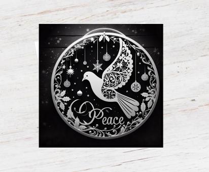 Dove of Peace - Bulk Pack of Christmas Greeting Cards, Holiday Cards, Square