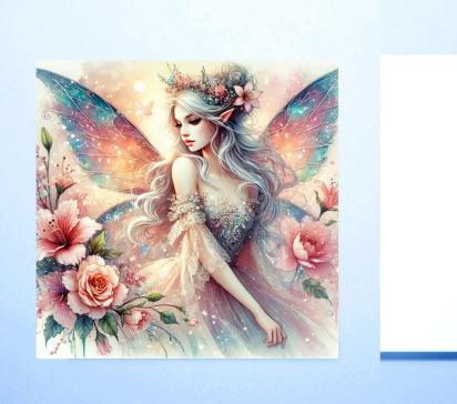 Fairy Greeting Cards, Large and Small Notecards, Birthday, Invitations
