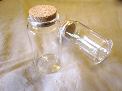 Large Jar with Cork, Favor Jar, Herb Jars, Craft Storage