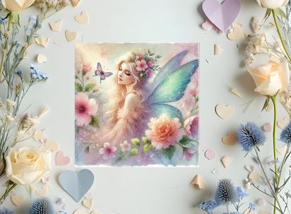 Fairy Greeting Cards, Large and Small Notecards, Birthday, Invitations