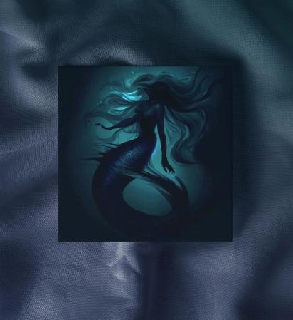 Mermaid Greeting Cards, Birthday, Invitations, Thank You Cards
