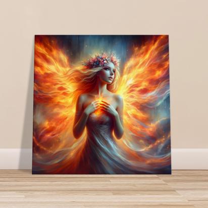 Print on Canvas, Fire Fairy, Ready to Hang