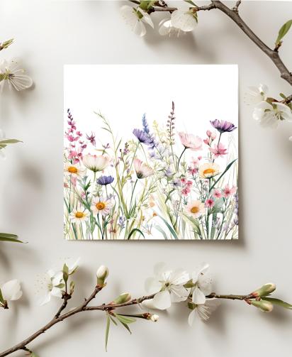 Wildflowers - Single Card or Bulk 10 Pack of Gift Cards