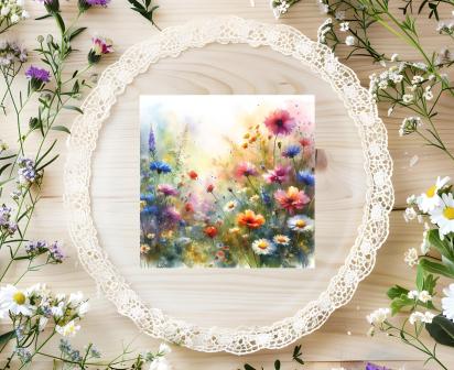 Wildflowers - Single Card or Bulk 10 Pack of Gift Cards