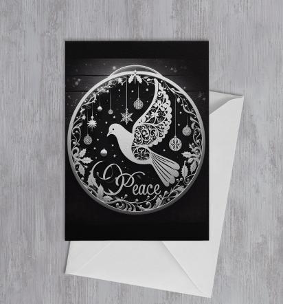 Dove of Peace - Christmas Card - Bulk Pack of Christmas Greeting Cards