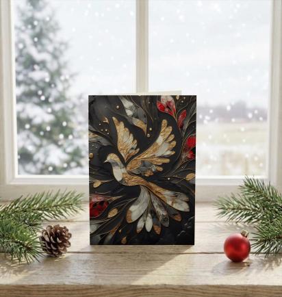 Dove of Peace - Christmas Card - Single or Bulk Pack of Christmas Greeting Cards