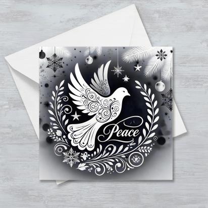 Dove of Peace - Christmas Card - Single or Bulk Pack of Christmas Greeting Cards
