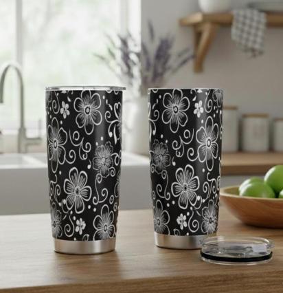Travel Mug, Stainless Steel, 20 oz Insulated Cup