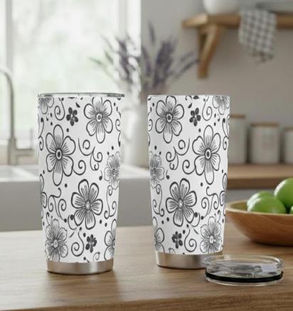 Travel Mug, Stainless Steel, 20 oz Insulated Cup