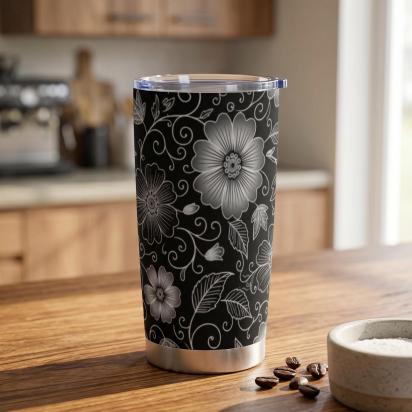 Travel Mug, Stainless Steel, 20 oz Insulated Cup