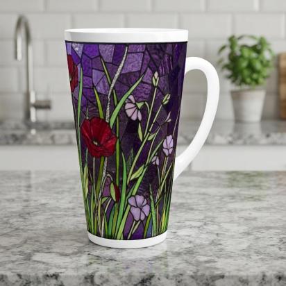 Latte 17oz Ceramic Mug - Coffee or Tea Cup, Extra Tall