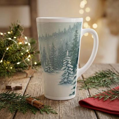 Latte 17oz Ceramic Mug - Coffee or Tea Cup, Extra Tall