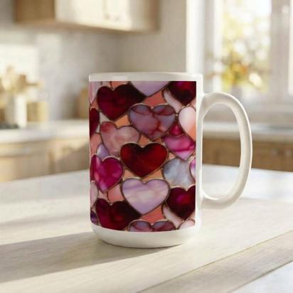 Large and Small Ceramic Mugs - Set of Cups