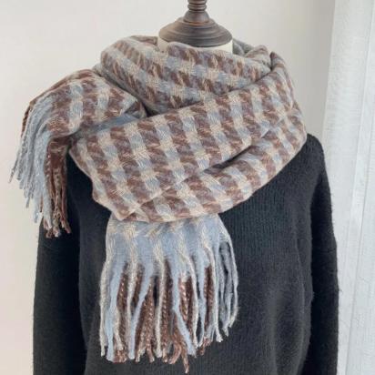 Winter Scarf, Unisex Wide Scarf, Blanket Shawl, Wrap