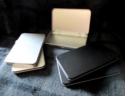 Tin Containers, multiple sizes - Craft Tin, Gift Tin, Stash Container, Tin Box