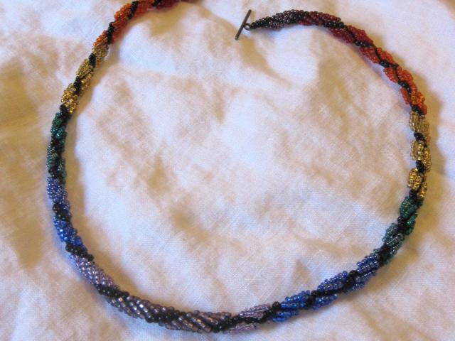 Rainbow Necklace - with matching bracelet