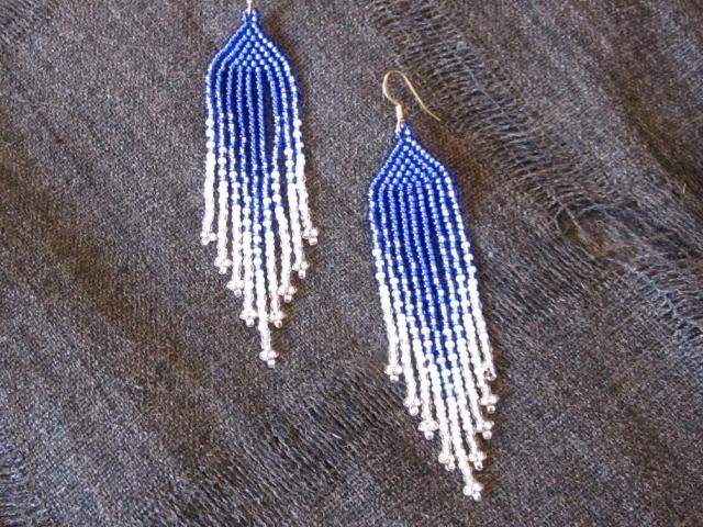 Beaded Fringe Earrings