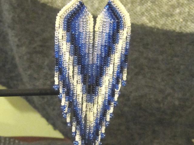 Beaded Fringe Earrings