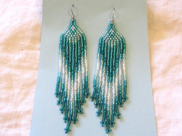 Beaded Fringe Earrings